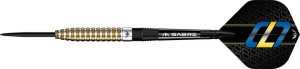 Set 3 Sageti Darts Mission Oskar Lukasiak - Varf de otel - 95% - PVD negru si auriu - Img 3
