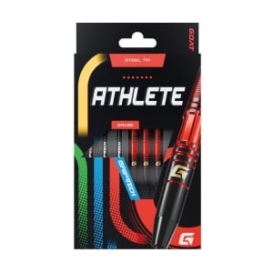 Set 3 Sageti steel darts GOAT Athlete Brass Red, 11 g - Img 4