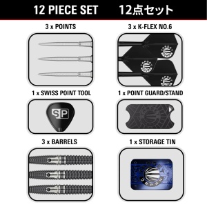Set 3 Sageti Steel Darts Target Japan Paul Lim The Legend G9 Swiss Point 90% - Img 6