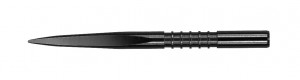 Set 3 Varfuri darts cu super grip FIRE EDGE POINT Negre - 36 mm