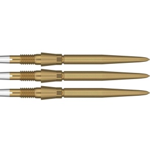 Set 3 Varfuri darts SWISS Storm Nano Auriu - 30 mm