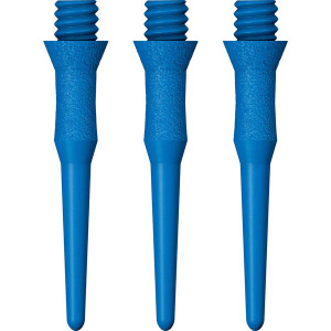 Set 50 Varfuri plastic soft darts (darts electronic) Mission Titan Drift Albastru - 2ba - Img 1