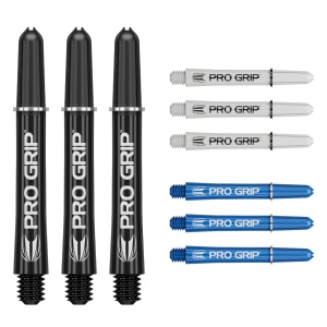 Set 9 Tije Pro Grip Negru/Alb/Albastru (3 seturi) - Img 4