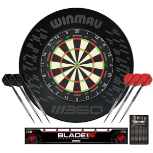Set de darts complet Winmau Blade Triple Core 360 si Surround