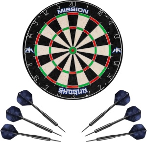 Set Tinta de darts Mission Shogun Round Wire cu 2 seturi de Sageti - Img 1