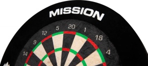 Tablă de Darts Mission Mini - 15 cm, Surround și 2 Seturi de Mini Sageti - Img 6