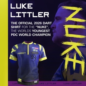 Tricou Darts Target Luke Littler fără guler 2026 - Img 2