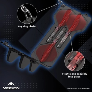 Carcasă Mission Force 90 pentru pastrarea Fluturasilor Transparent Negru - Img 2