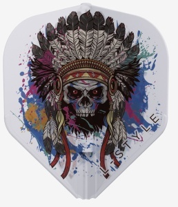 Fluturasi L-Style Champagne Flight EZ L1 Standard Chief Skull Clear Alb