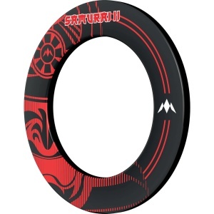 Protectie Perete pentru tabla de darts Mission Samurai II Professional - Roșu