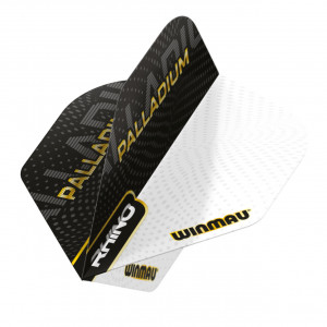 Set 3 Fluturasi Darts Rhino 100 Standard Extra Thick Palladium Negru & Alb - Img 1
