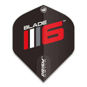 Set 3 Fluturasi Darts Winmau Prism Delta Standard Blade 6 Negru - Img 3
