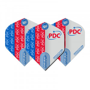 Set 3 Fluturasi Darts Winmau Prism Zeta Standard-PDC rosu si albastru - Img 3