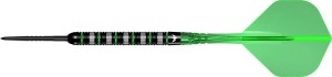 Set 3 Sageti Darts Mission Moldavite Darts - Steel Tip - 95% Tungsten - Black & Green - Img 8