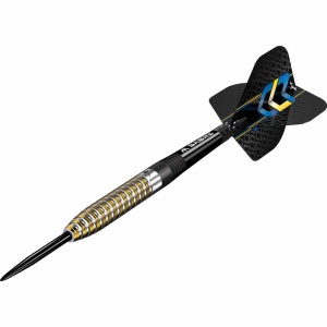 Set 3 Sageti Darts Mission Oskar Lukasiak - Varf de otel - 95% - PVD negru si auriu - Img 4