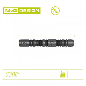 Set 3 Sageti darts MVG Authentic, Winmau - Tungsten 85% - Img 4
