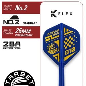 Set 3 Sageti Darts Target Japan Haruki Muramatsu Rising Sun G10 Swiss Point 95% - Img 5