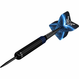 Set 3 Sageti Mission Josh Rock , Steel Tip Brass - Rocky - Black & Blue, 22g - Img 2