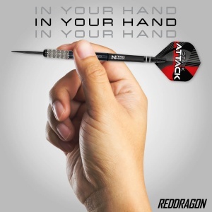 Set 3 Sageti Steel Red Dragon - Rob Owen, 90% tungsten, 22 g - Img 5