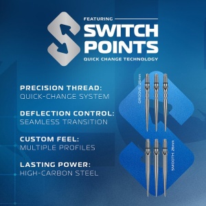 Set 3 Sageti Winmau Lunaris Parallel Switch Point 90% - Img 5