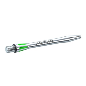 Set 3 Tije Winmau Astro Aluminiu Verde - Img 2