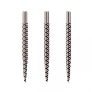 Set 3 Varfuri darts cu grip Diamond Negre - 32 mm