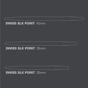 Set 3 Varfuri darts SWISS SLK Silver 30 mm - Img 3