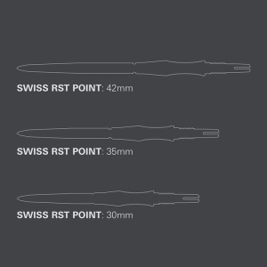 Set 3 Varfuri Target Swiss RST Negru - Img 4