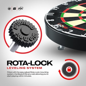 Set de darts complet Winmau Blade 6 si Surround - Img 3