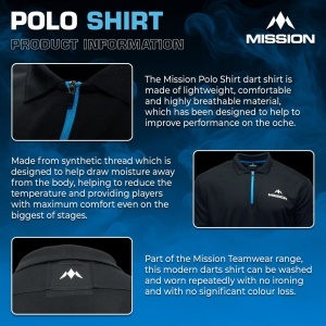 Tricou Mission Teamwear Negru - Img 5