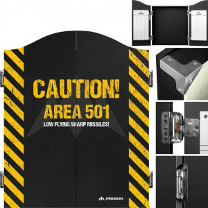 Cabinet Tinta Darts Mission Deluxe Area 501-Caution - Img 2