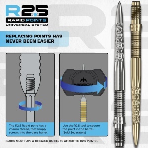 Instrument pentru schimbarea vârfurilor pentru săgeți Mission R2.5 Rapid – – Negru - Img 4