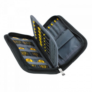 Portofel darts Winmau Urban Pro - Negru cu Verde - Img 2
