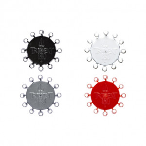 Set 12 Protecții pentru varfuri Winmau Trident 180, negru - Img 2