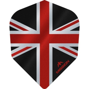 Set 3 Fluturasi Mission Alliance Union Jack, nr 6 Negru & rosu - Img 1