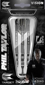 Set 3 Sageti Darts POWER 8ZERO 80% Tungsten BLACK TITANIUM P8Z model 4 - Img 1