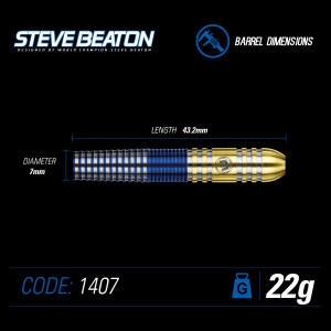 Set 3 Sageti darts Steve Beaton, 90% tungsten - Img 5