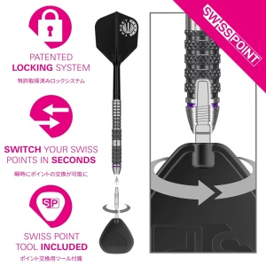 Set 3 Sageti Darts Target Japan Yuta Hayashi Sirius G3 Swiss Point 90% - Img 5