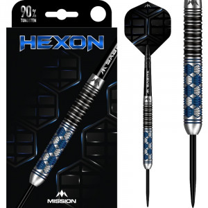 Set 3 Sageti steel darts Mission Hexon - Img 1
