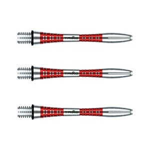 Set 3 Tije Winmau Triad Aluminiu Rosu - Img 3