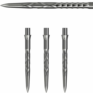Set 3 varfuri Caliburn EVO Dart - HAN G2 - Argintiu - Img 5