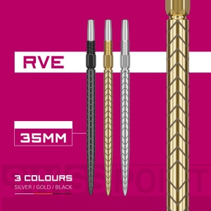 Set 3 Varfuri darts SWISS RVE Gold - 35 mm - Img 3