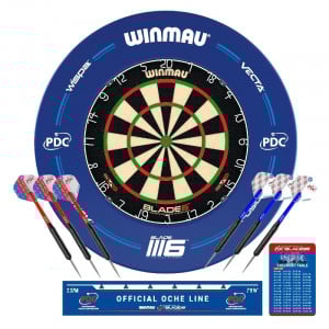Set complet darts PDC cu Surround si tinta Blade 6 - Img 1