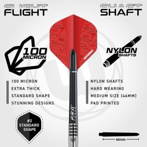 Set de darts complet Winmau Blade Triple Core 360 si Surround - Img 5