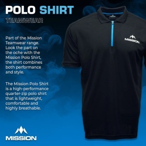 Tricou Mission Teamwear Negru - Img 2