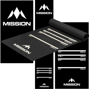 Covor profesional pentru darts din cauciuc Mission - Img 2