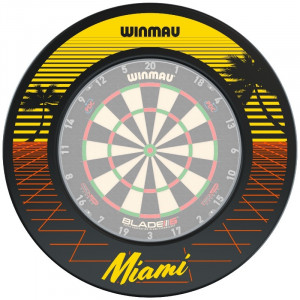 Protectie perete Dartsboard Winmau Miami negru - Img 2
