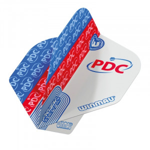 Set 3 Fluturasi Darts Winmau Prism Zeta Standard-PDC rosu si albastru - Img 1