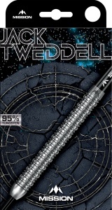 Set 3 Sageti Darts Jack Tweddell - Vârf de Oțel - 95% Tungsten - Argintii - Img 2