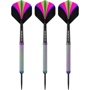 Set 3 Sageti Darts Mission Aurora - Varf din otel - 90% - Coral PVD - Img 5
